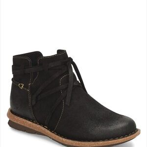 Born Black and Brown Ankle Booties